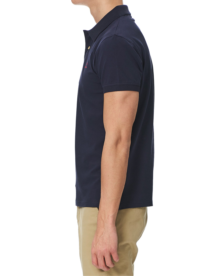 Herren | Poloshirts | GANT | Contrast Collar Polo Evening Blue