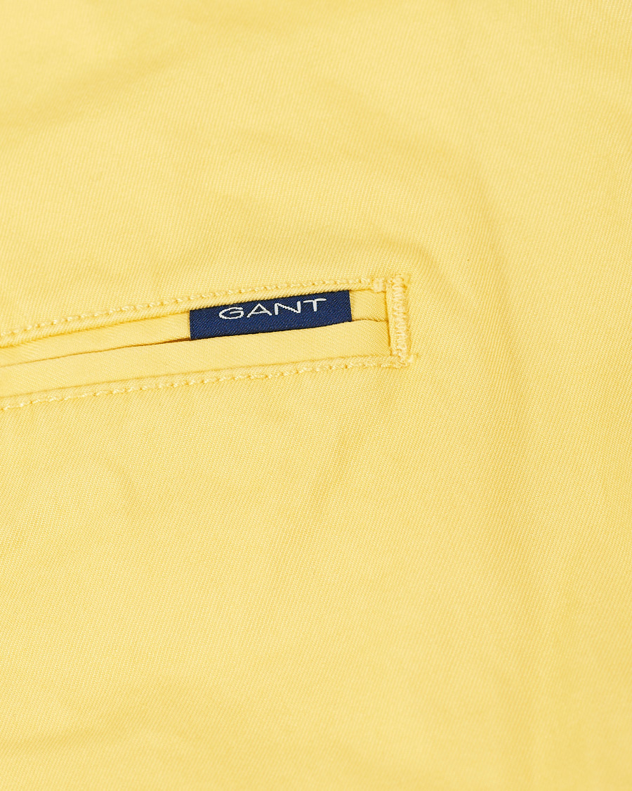 Herren | Shorts | GANT | Regular Sunbleached Shorts Brimstone Yellow
