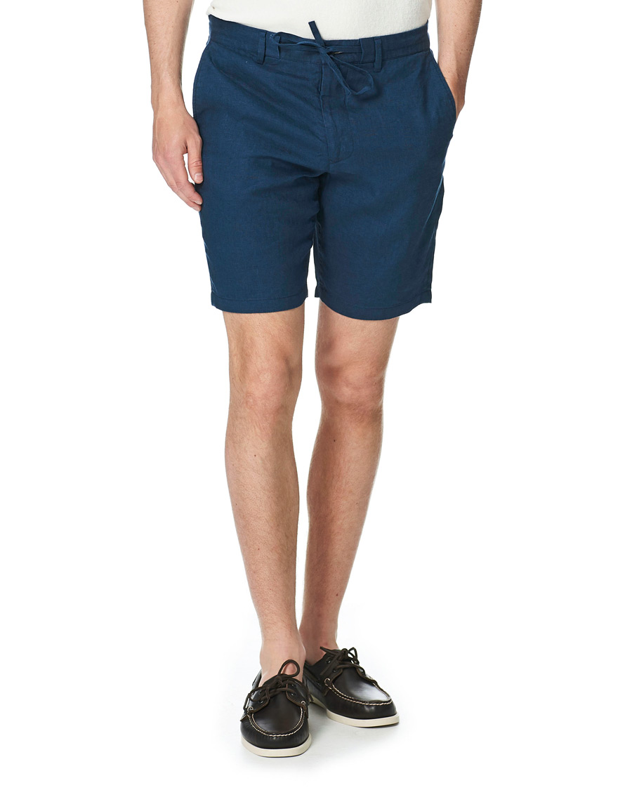 Herren | Shorts | GANT | Relaxed Linen Drawstring Shorts Insignia Blue