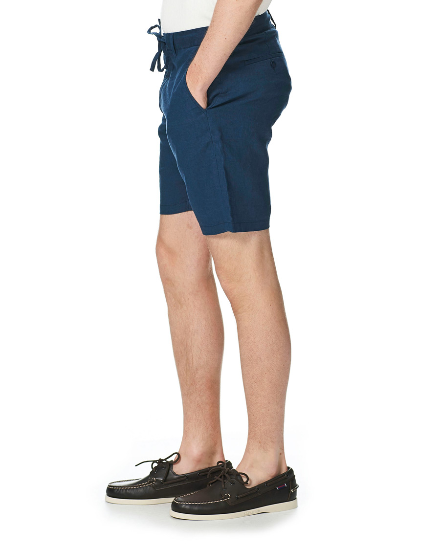 Herren | Shorts | GANT | Relaxed Linen Drawstring Shorts Insignia Blue