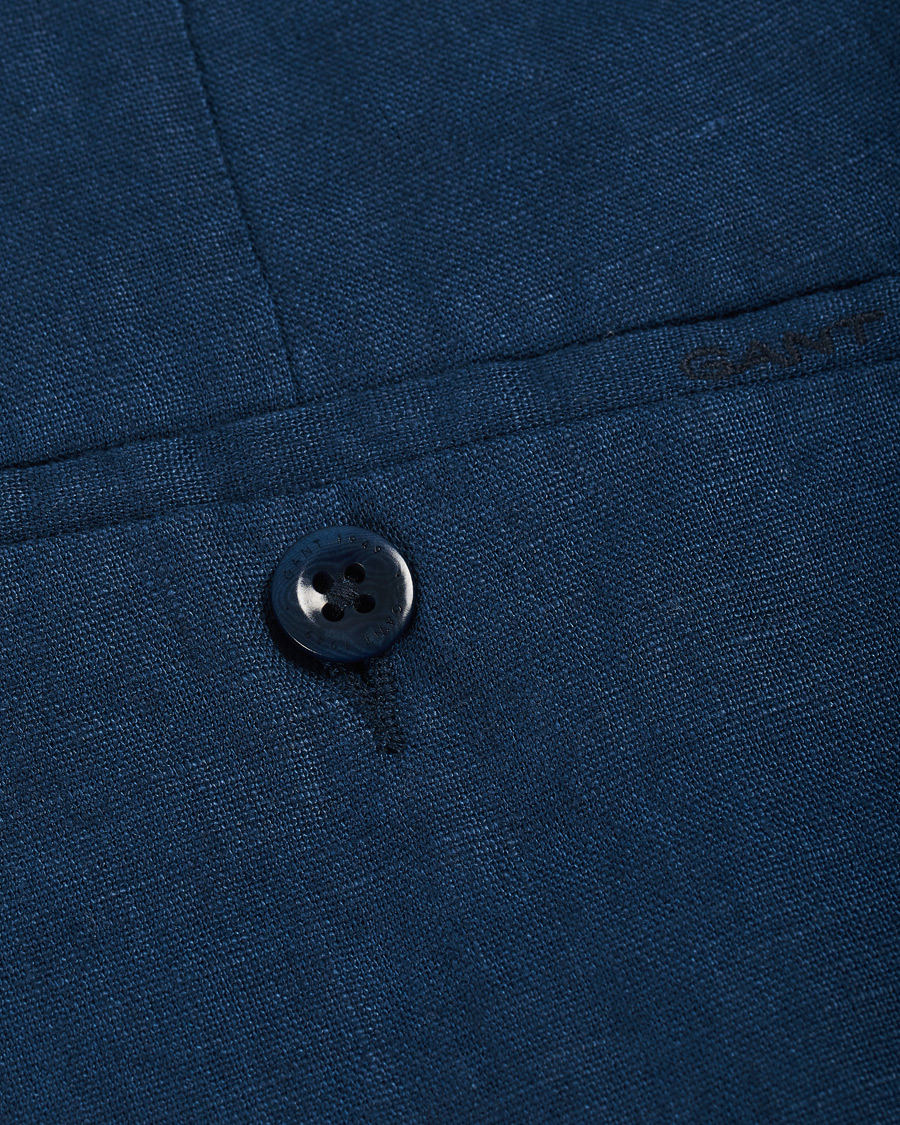 Herren | Shorts | GANT | Relaxed Linen Drawstring Shorts Insignia Blue