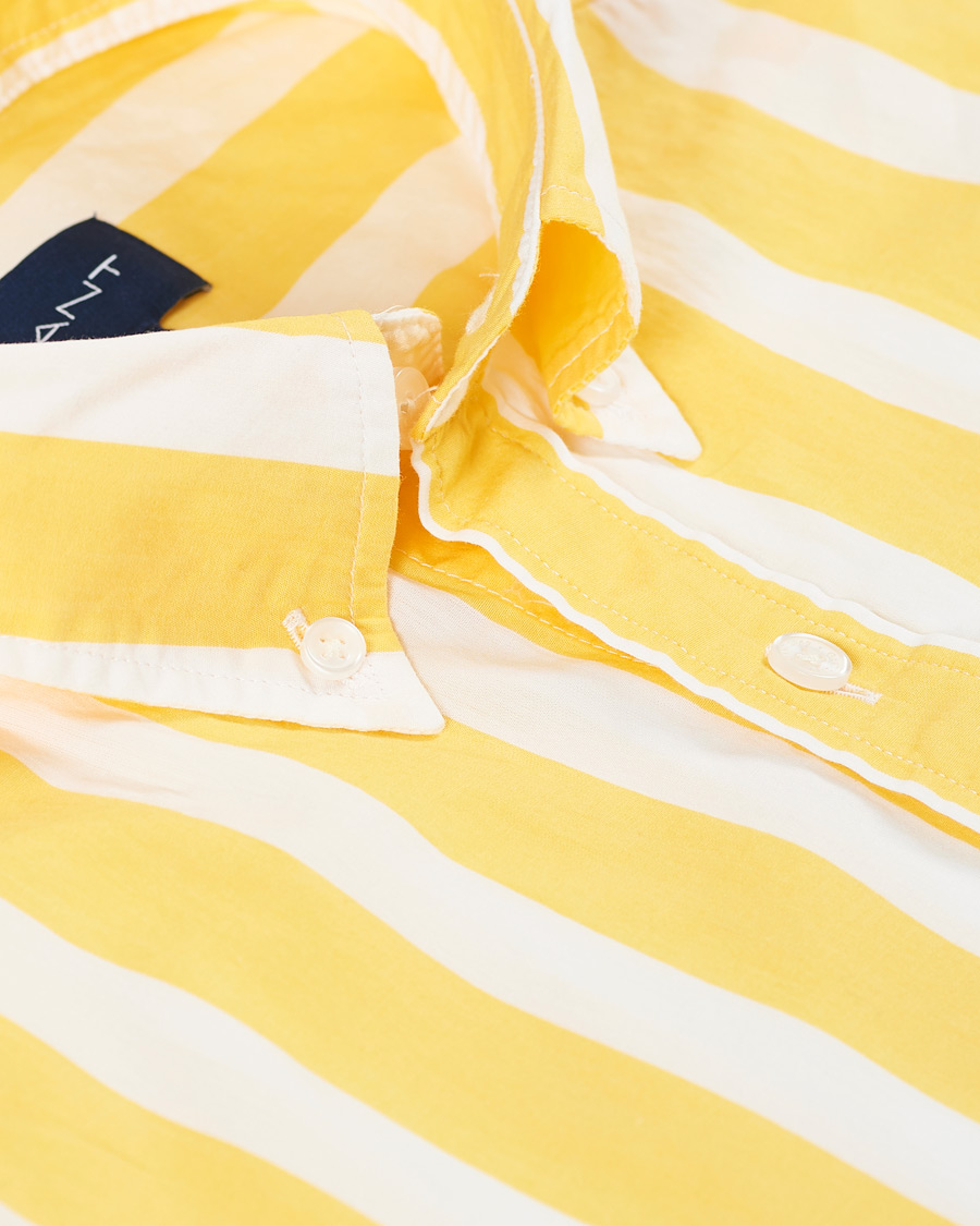 Herren | Hemden | GANT | Slim Fit Heritage Striped Shirt Yellow/White