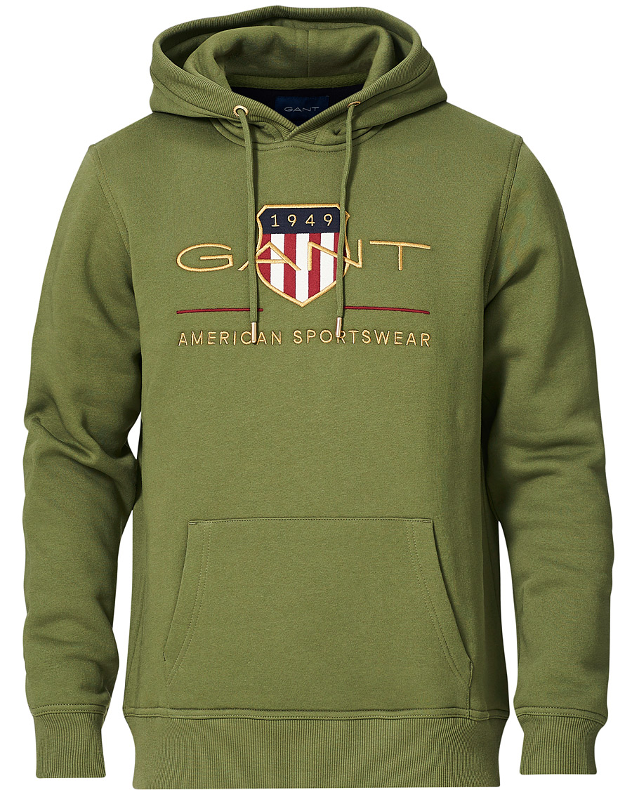 Herren | Pullover | GANT | Archive Shield Hoodie Four Leaf Green