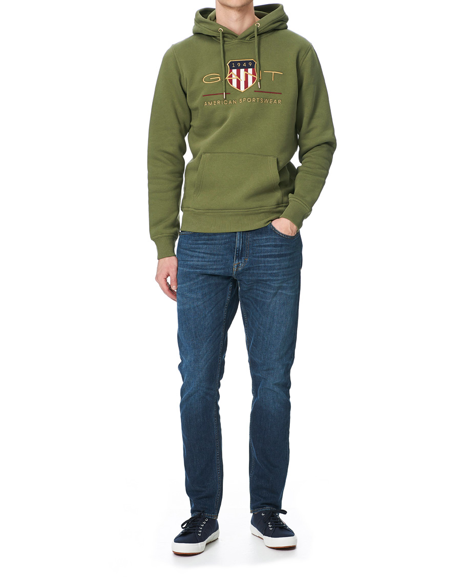 Herren | Pullover | GANT | Archive Shield Hoodie Four Leaf Green