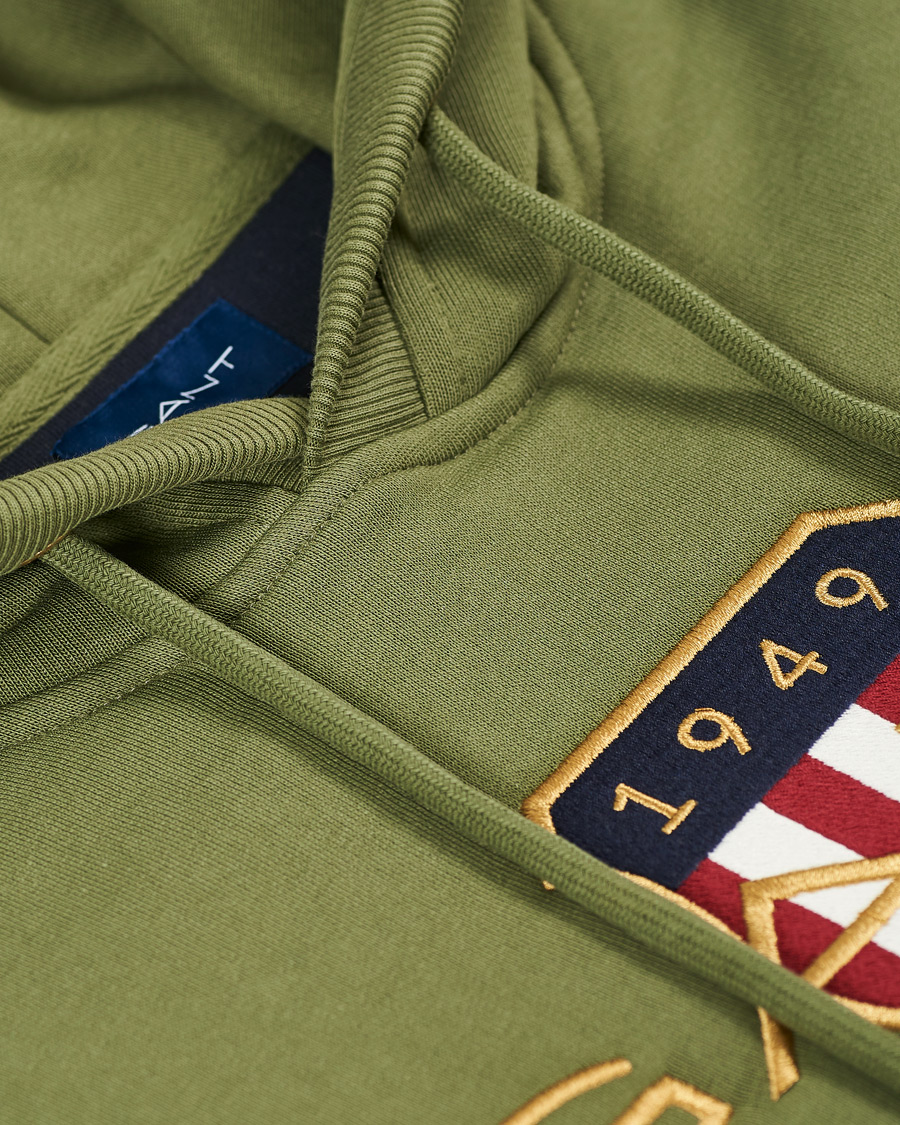 Herren | Pullover | GANT | Archive Shield Hoodie Four Leaf Green