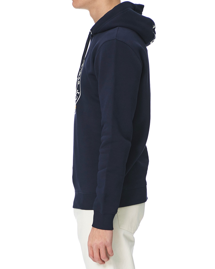 Herren | Pullover | GANT | Nautical Logo Hoodie Evening Blue