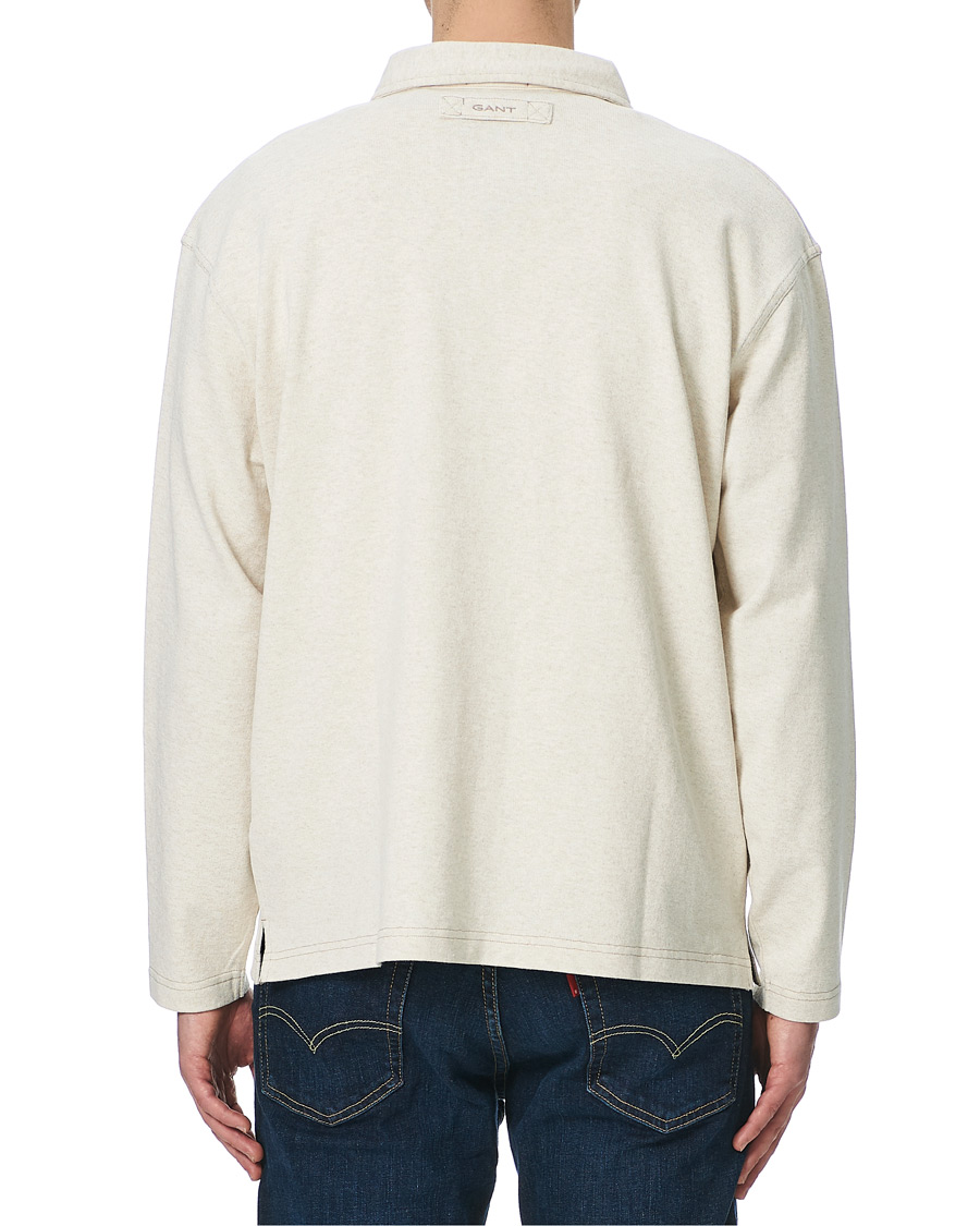 Herren | Pullover | GANT | Pocket Half-Zip Sweater Seed melange