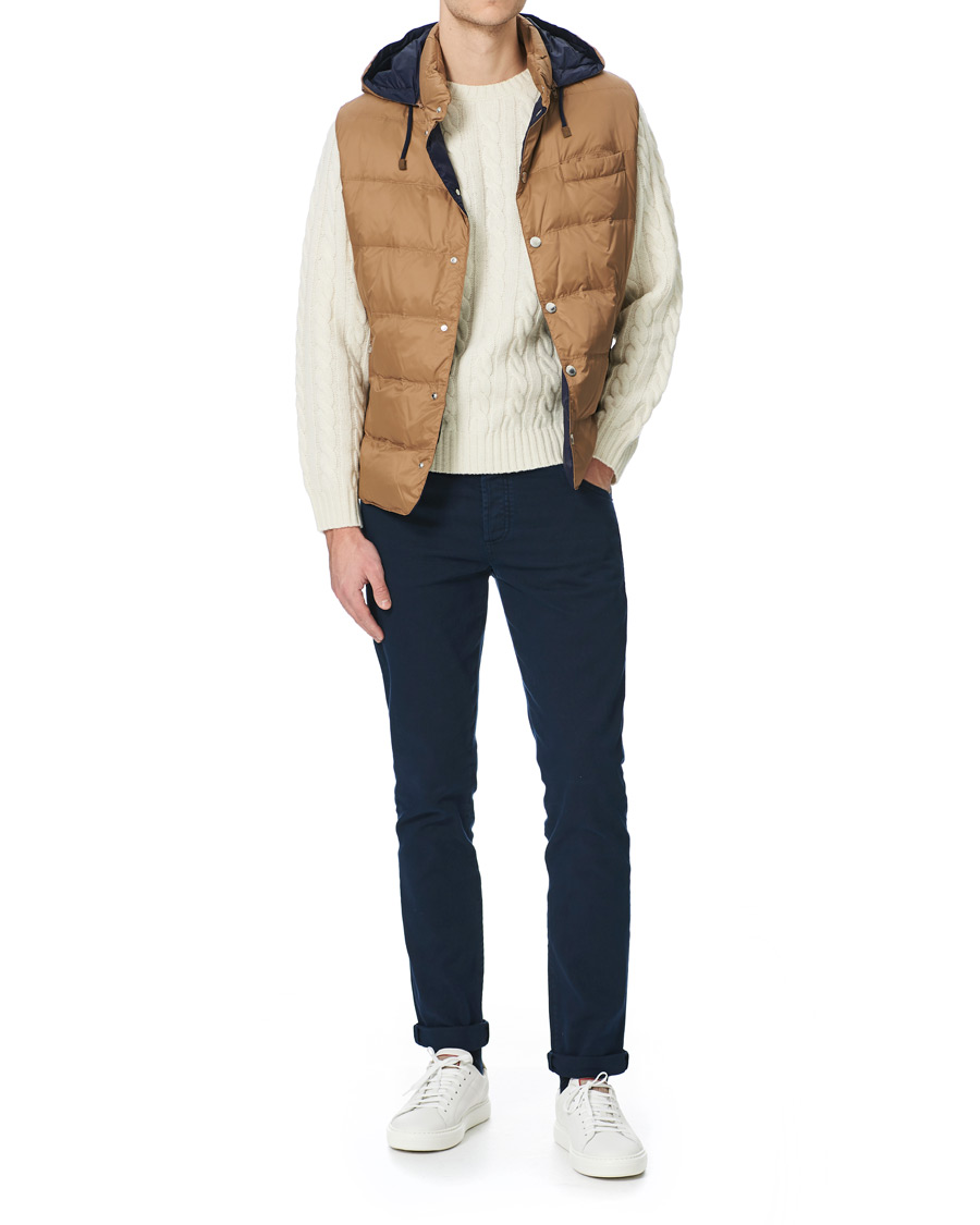 Herren | Jacken | Brunello Cucinelli | Hooded Down Vest Beige