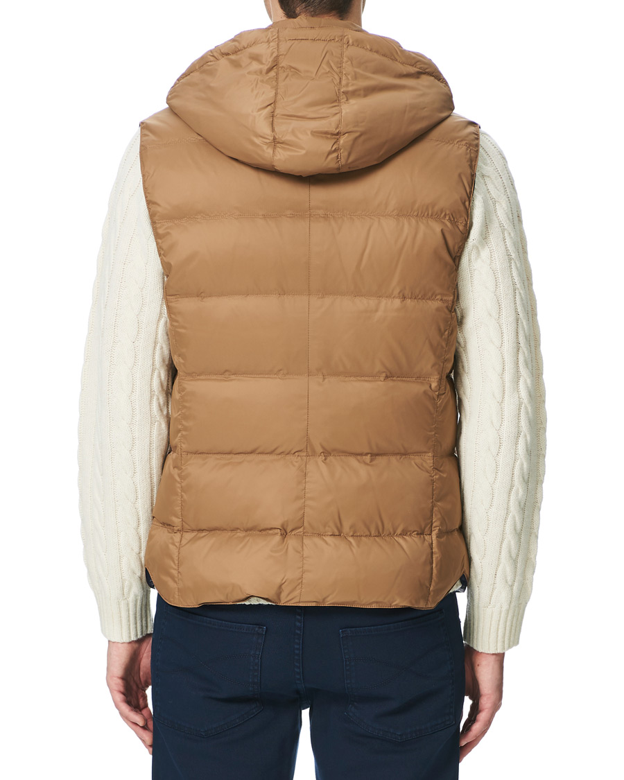 Herren | Jacken | Brunello Cucinelli | Hooded Down Vest Beige