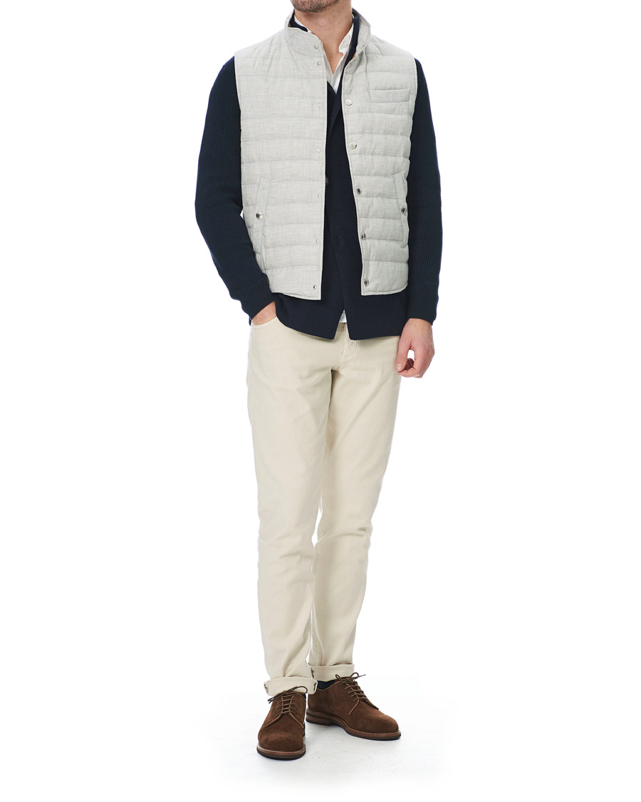 Herren | Jacken | Brunello Cucinelli | Padded Gilet Grey Melange