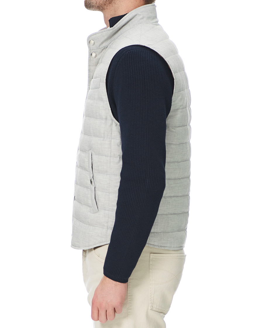 Herren | Jacken | Brunello Cucinelli | Padded Gilet Grey Melange