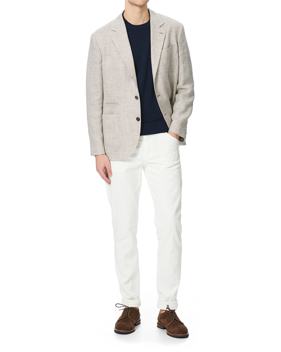 Herren | Sakkos | Brunello Cucinelli | Linen/Silk Patch Pocket Blazer Beige
