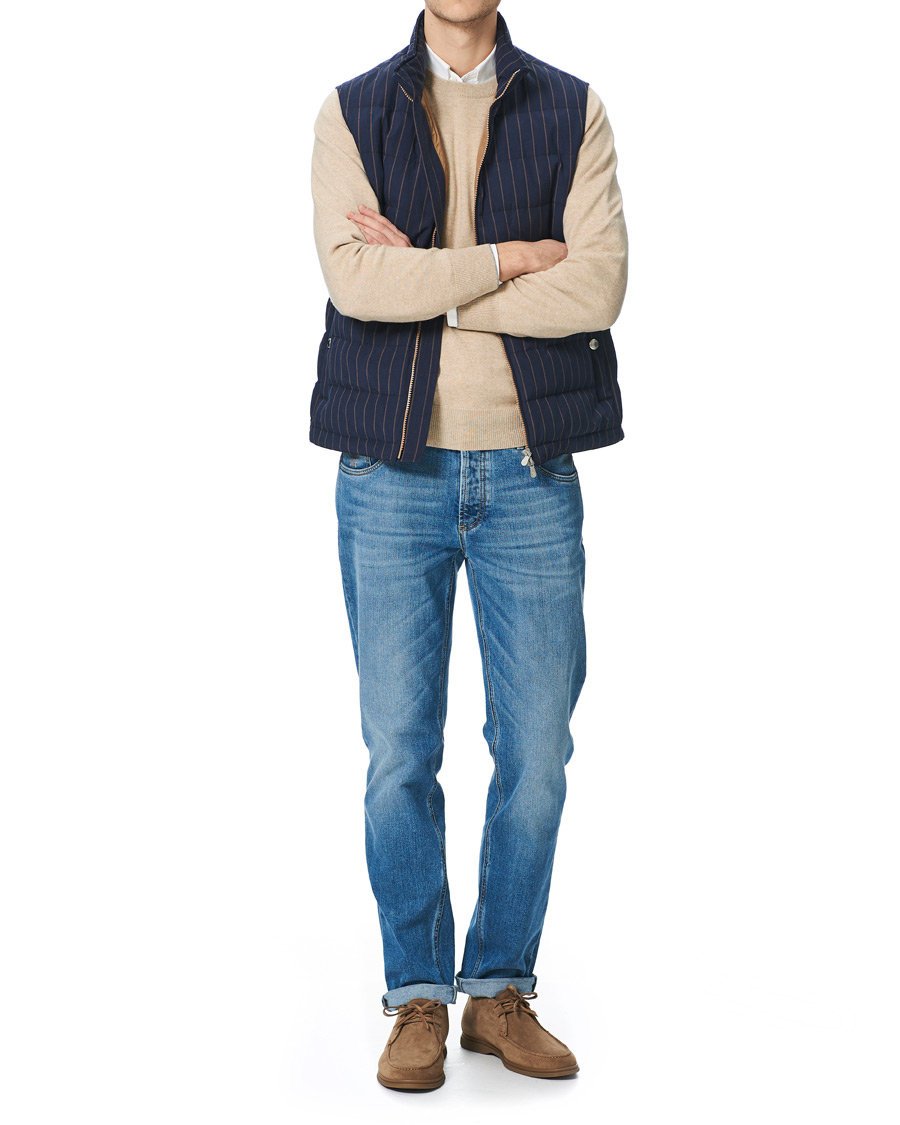 Herren | Jeans | Brunello Cucinelli | Slim Fit Jeans Light Wash