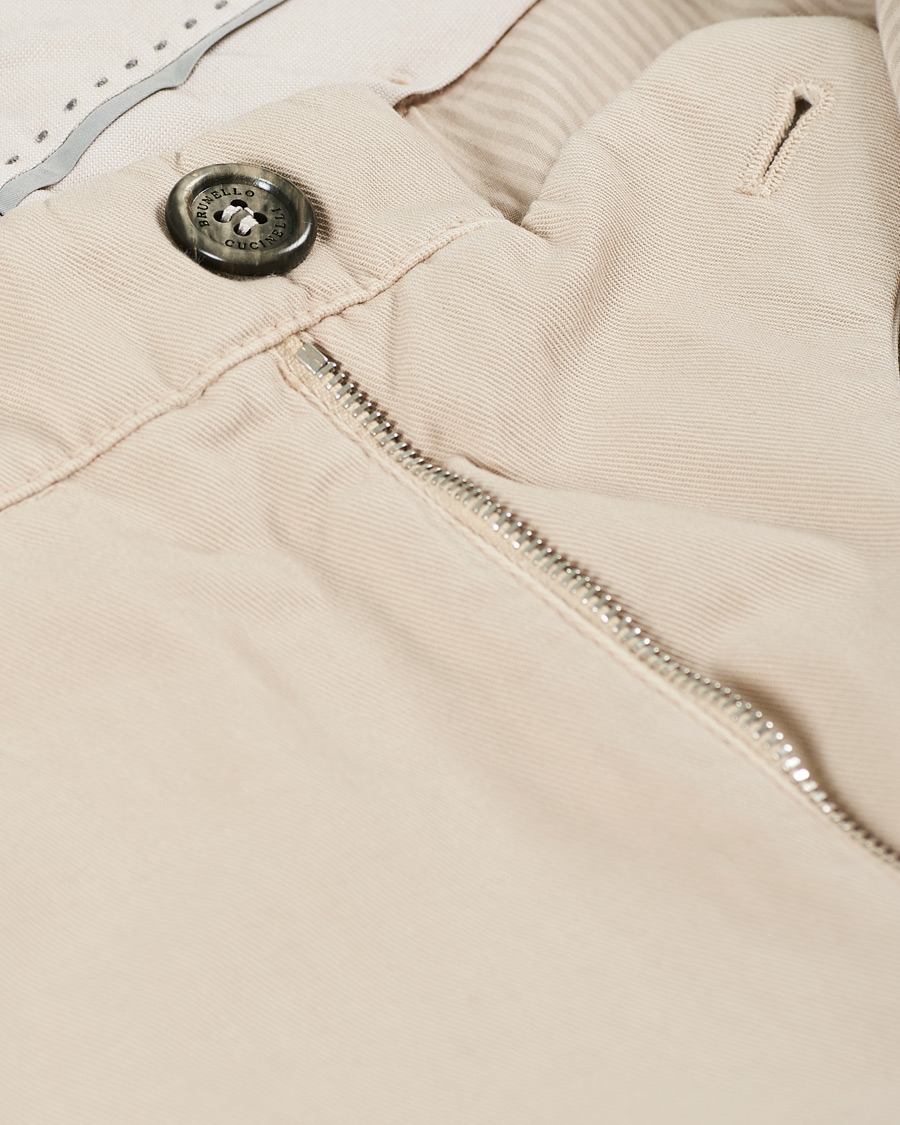 Herren | Shorts | Brunello Cucinelli | Cotton Comfort Shorts Beige 46