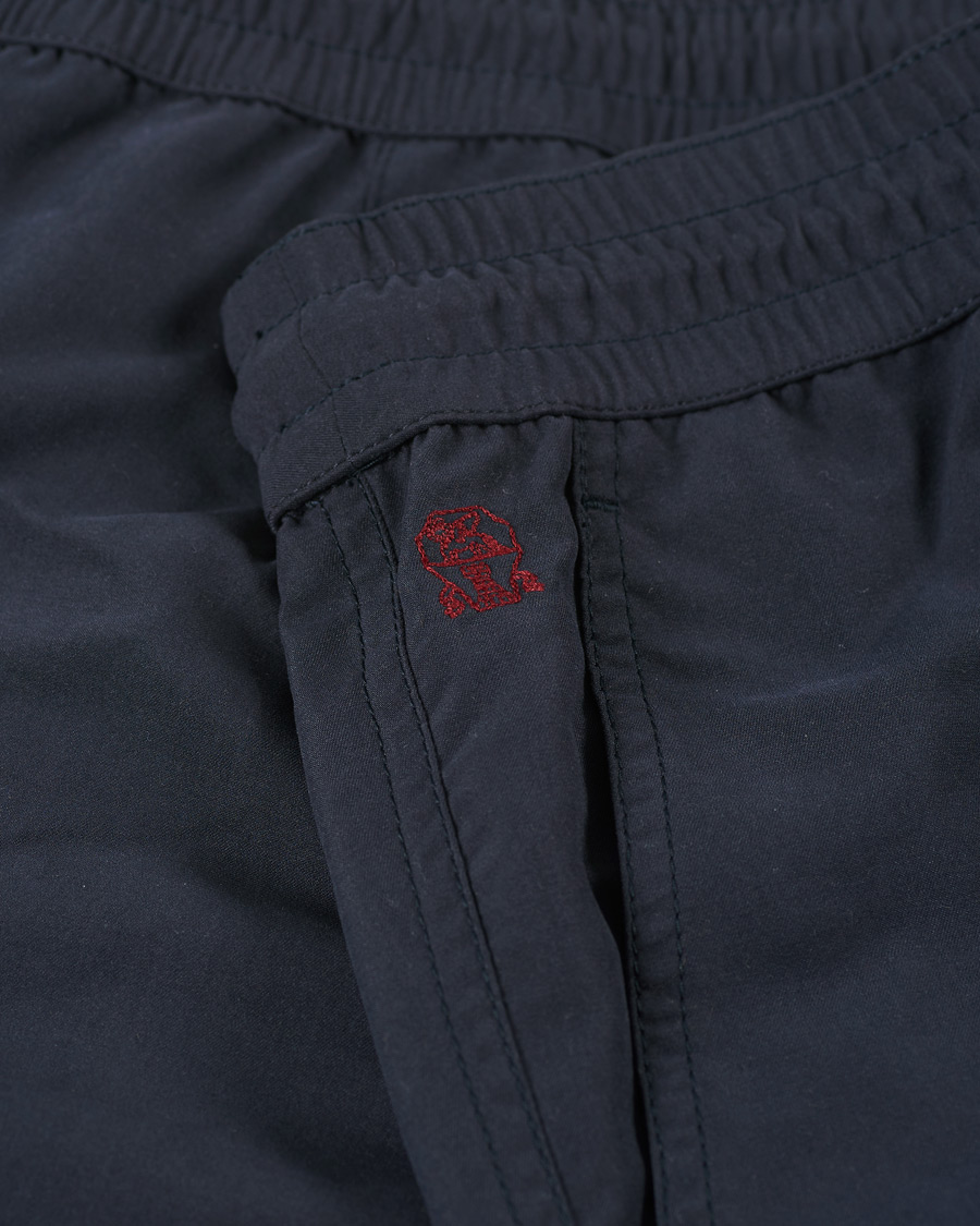 Herren | Badehosen | Brunello Cucinelli | Drawstring Swim Trunks Navy