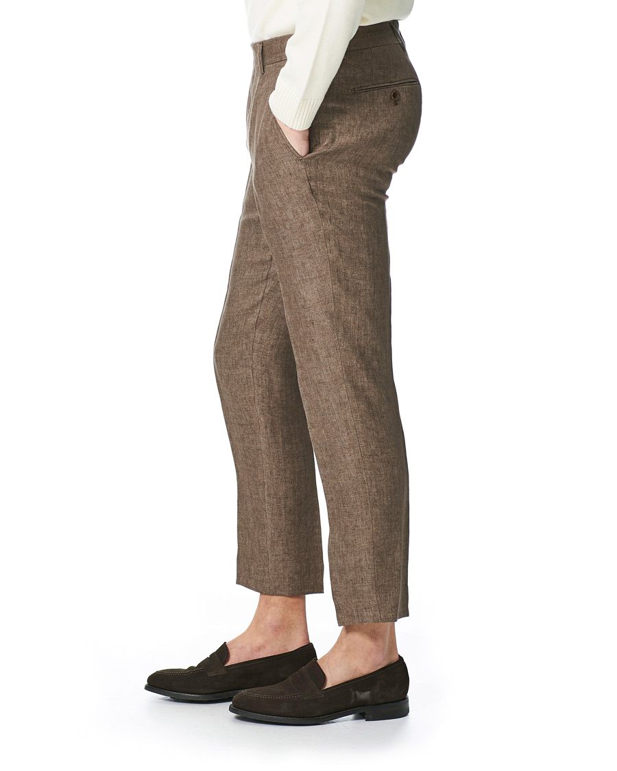 Herren | Hosen | Morris | Rodney Linen Trousers Brown