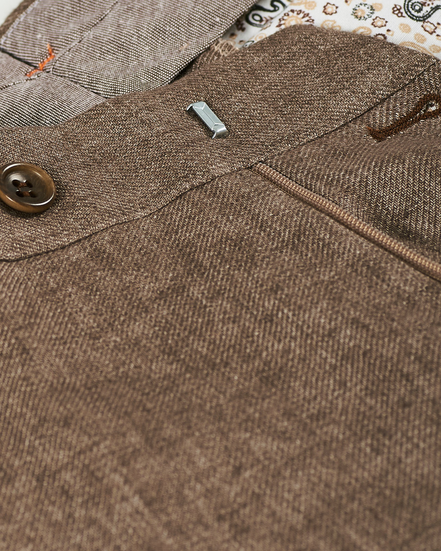 Herren | Hosen | Morris | Rodney Linen Trousers Brown