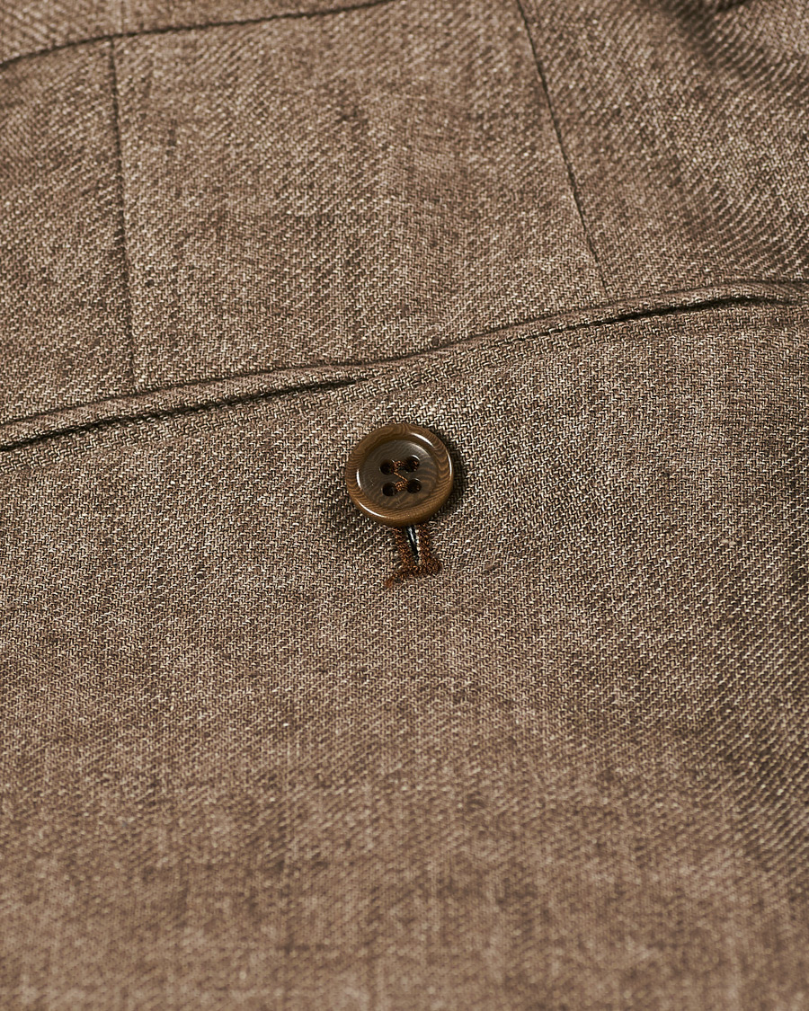 Herren | Hosen | Morris | Rodney Linen Trousers Brown