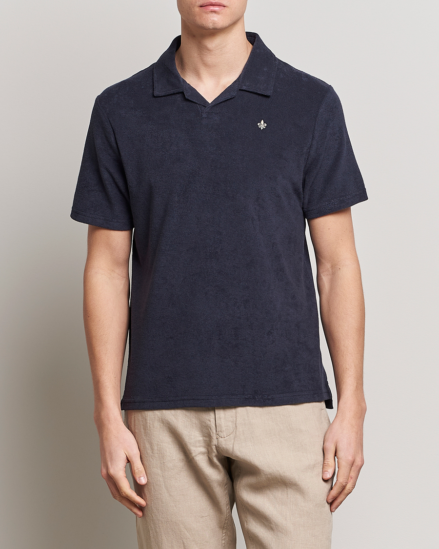 Herren |  | Morris | Delon Terry Jersey Polo Old Blue