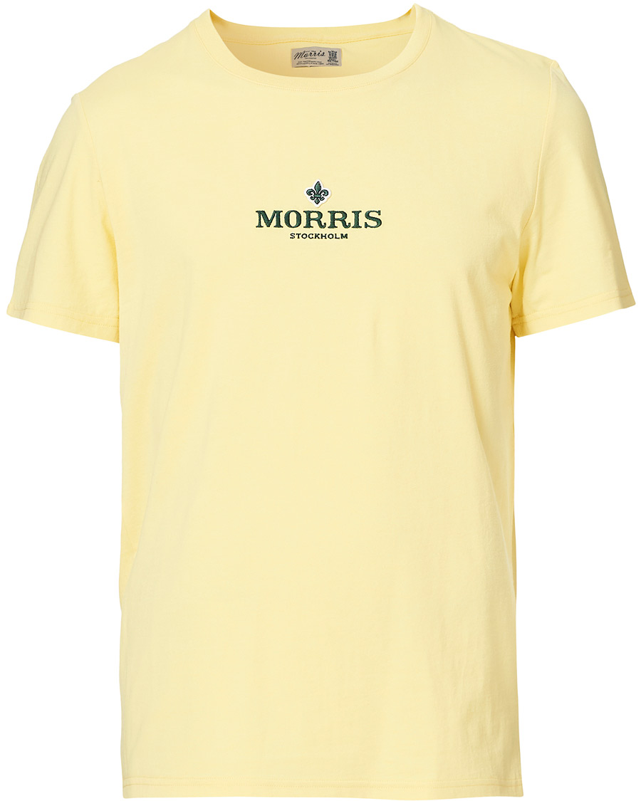 Herren | T-Shirts | Morris | Helton Logo Crew Neck Tee Yellow
