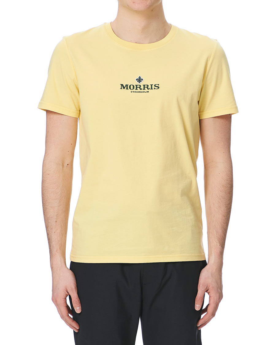 Herren | T-Shirts | Morris | Helton Logo Crew Neck Tee Yellow