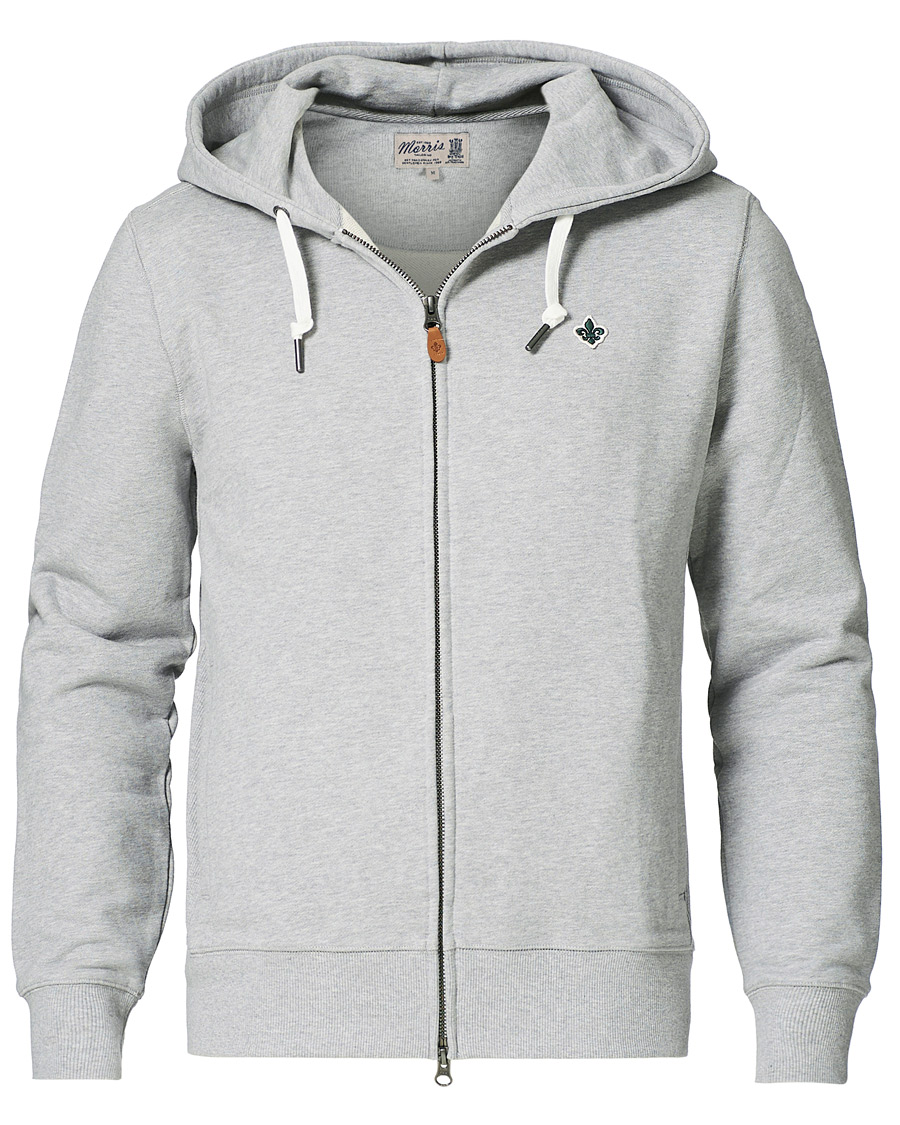 Herren | Pullover | Morris | Berkley Full-Zip Hoodie Grey Melange