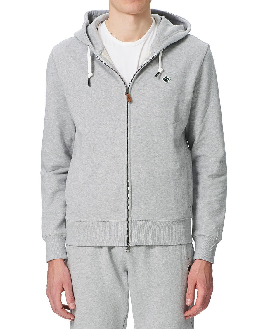 Herren | Pullover | Morris | Berkley Full-Zip Hoodie Grey Melange