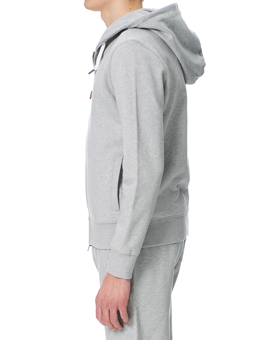 Herren | Pullover | Morris | Berkley Full-Zip Hoodie Grey Melange