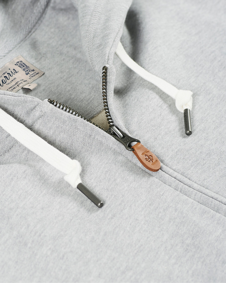 Herren | Pullover | Morris | Berkley Full-Zip Hoodie Grey Melange