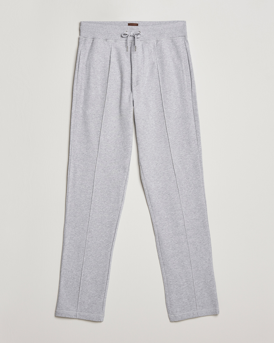 Herren | Hosen | Stenströms | Cotton Jersey Pants Grey