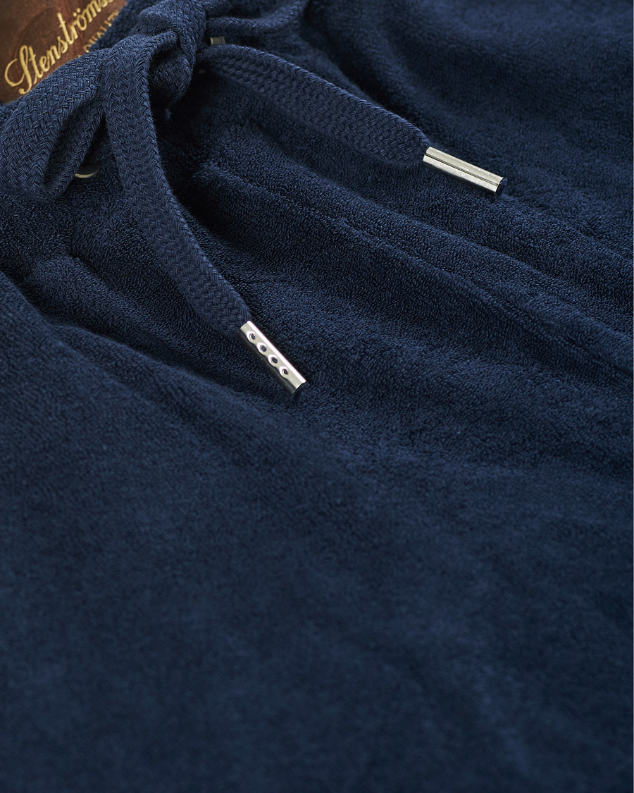 Herren | Shorts | Stenströms | Towelling Cotton Shorts Navy