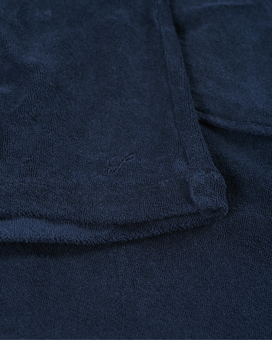 Herren | Shorts | Stenströms | Towelling Cotton Shorts Navy