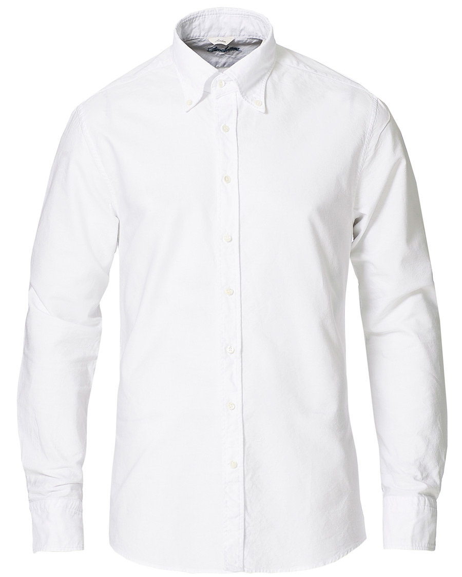 Herren | Hemden | Stenströms | Slimline Oxford Shirt White
