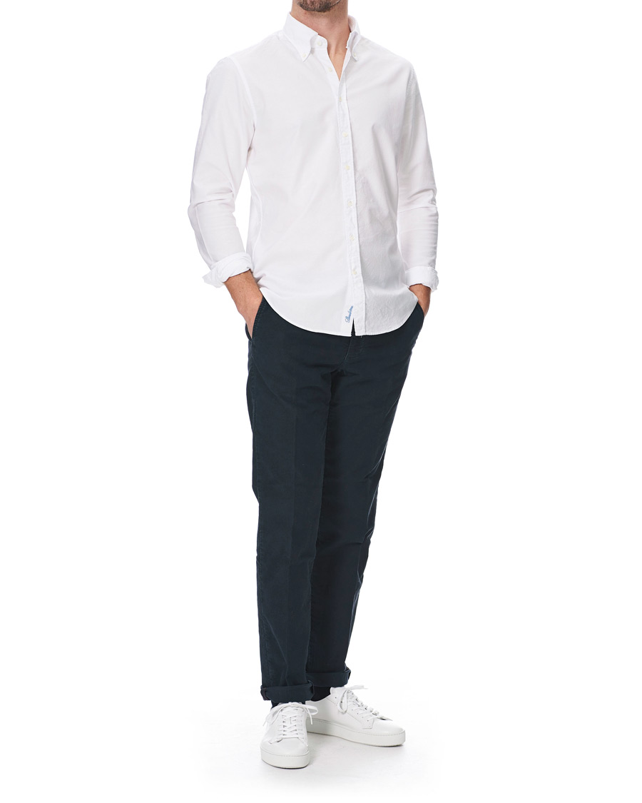 Herren | Hemden | Stenströms | Slimline Oxford Shirt White