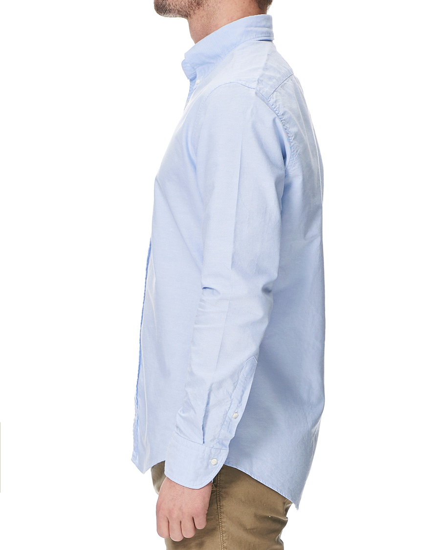Herren | Hemden | Stenströms | Slimline Oxford Shirt Light Blue