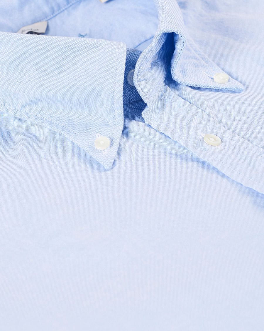 Herren | Hemden | Stenströms | Slimline Oxford Shirt Light Blue