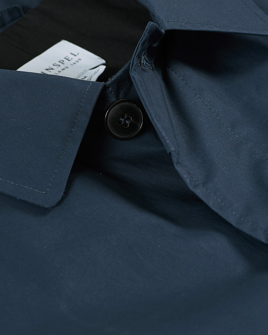 Herren | Jacken | Sunspel | Waxed Cotton Jacket Navy