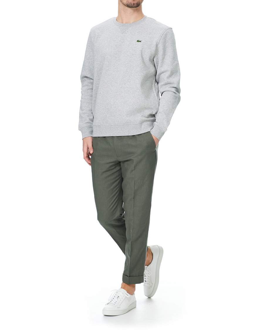 Herren | Pullover | Lacoste | Crew Neck Sweatshirt Argent Chine