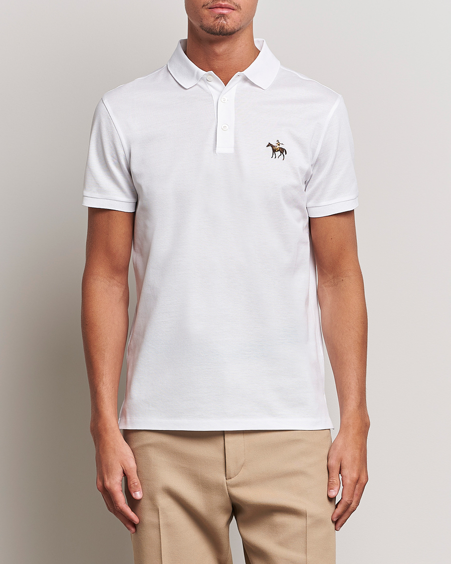 Herren |  | Ralph Lauren Purple Label | Mercerized Cotton Polo Classic White