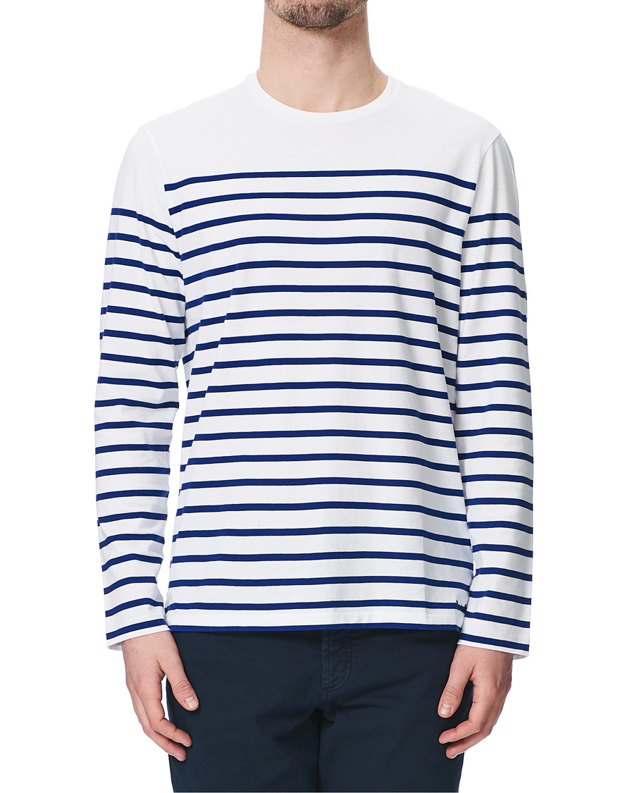 Herren | Pullover | Ralph Lauren Purple Label | Marine Light Pullover White/Royal Blue
