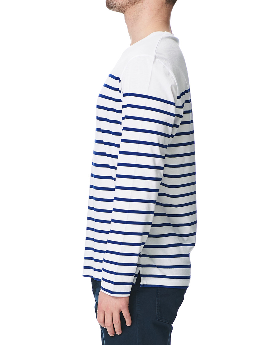 Herren | Pullover | Ralph Lauren Purple Label | Marine Light Pullover White/Royal Blue
