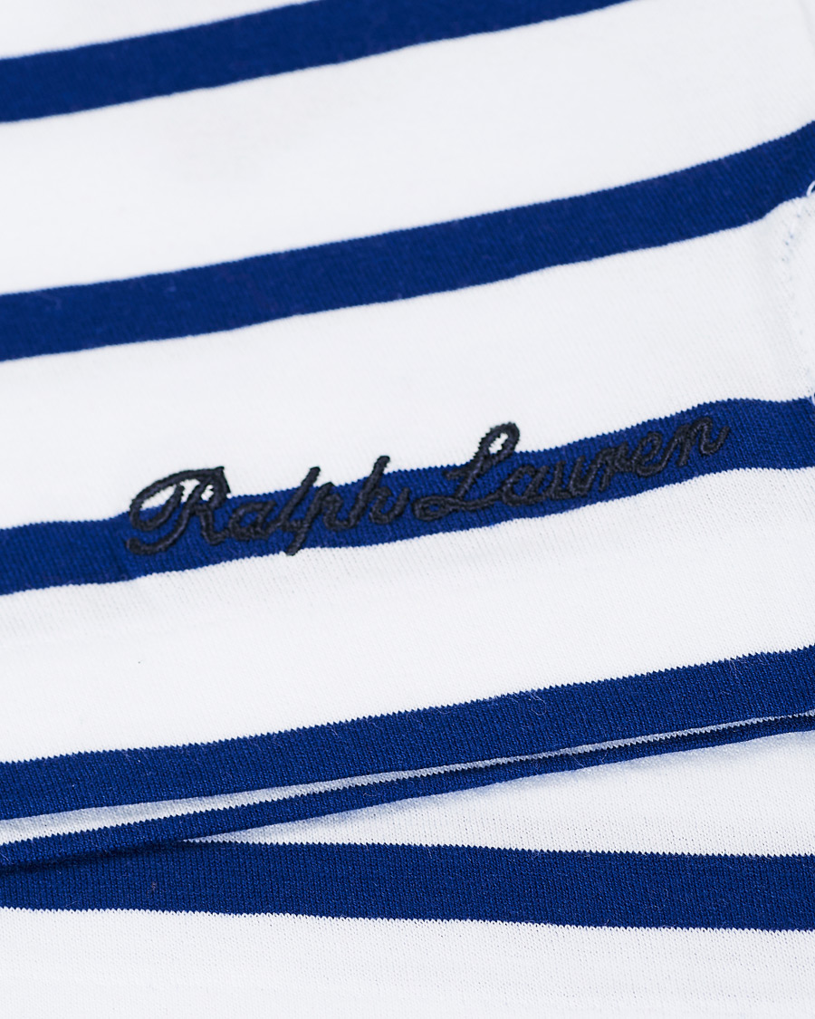 Herren | Pullover | Ralph Lauren Purple Label | Marine Light Pullover White/Royal Blue