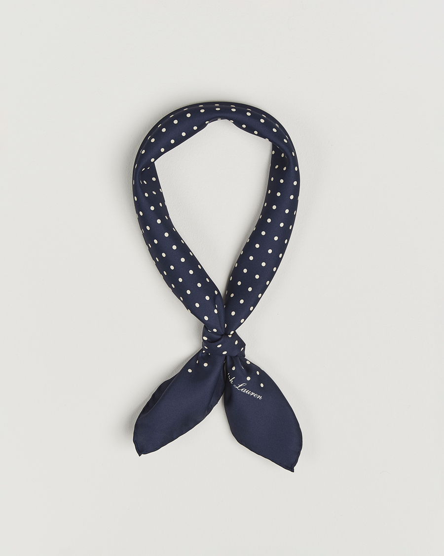 Herren | Tücher | Ralph Lauren Purple Label | Printed Dot Scarf Navy