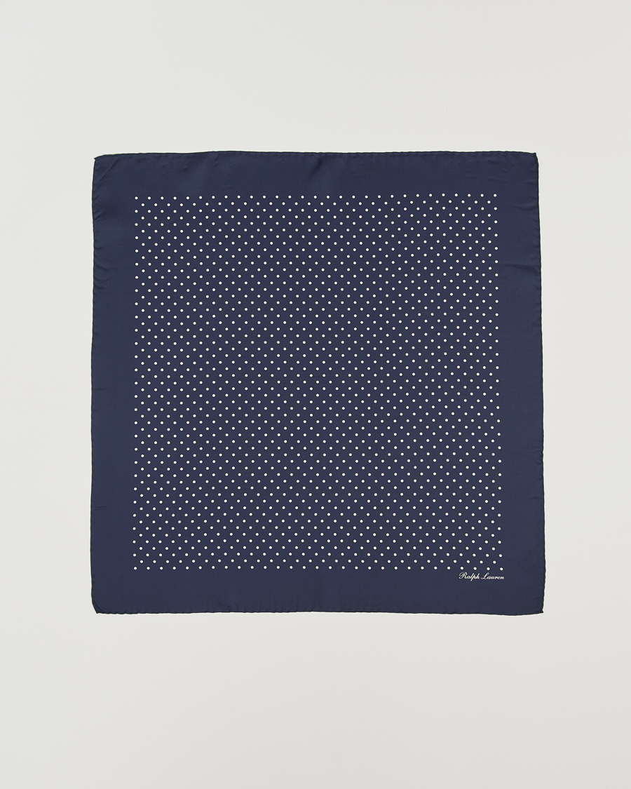 Herren | Tücher | Ralph Lauren Purple Label | Printed Dot Scarf Navy