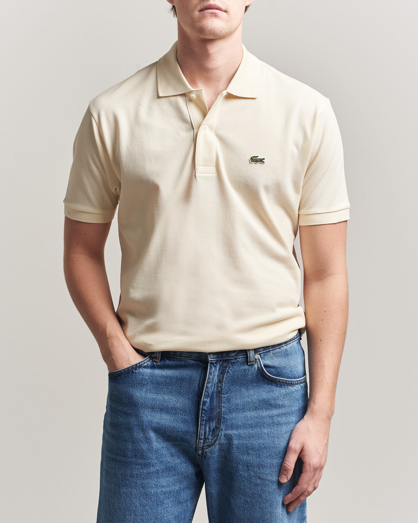 Herren | Poloshirts | Lacoste | Original Polo Piké Light Natural