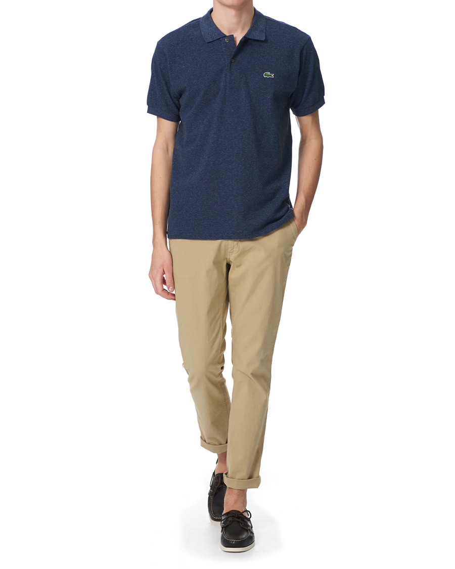 Herren | Poloshirts | Lacoste | Original Polo Piké Heather Nebula