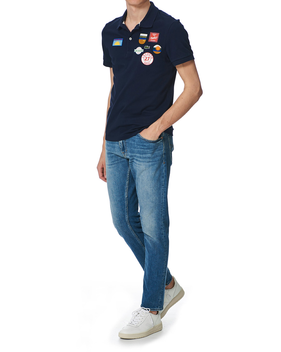 Herren | Poloshirts | Lacoste | Original Patch Polo Piké Navy Blue