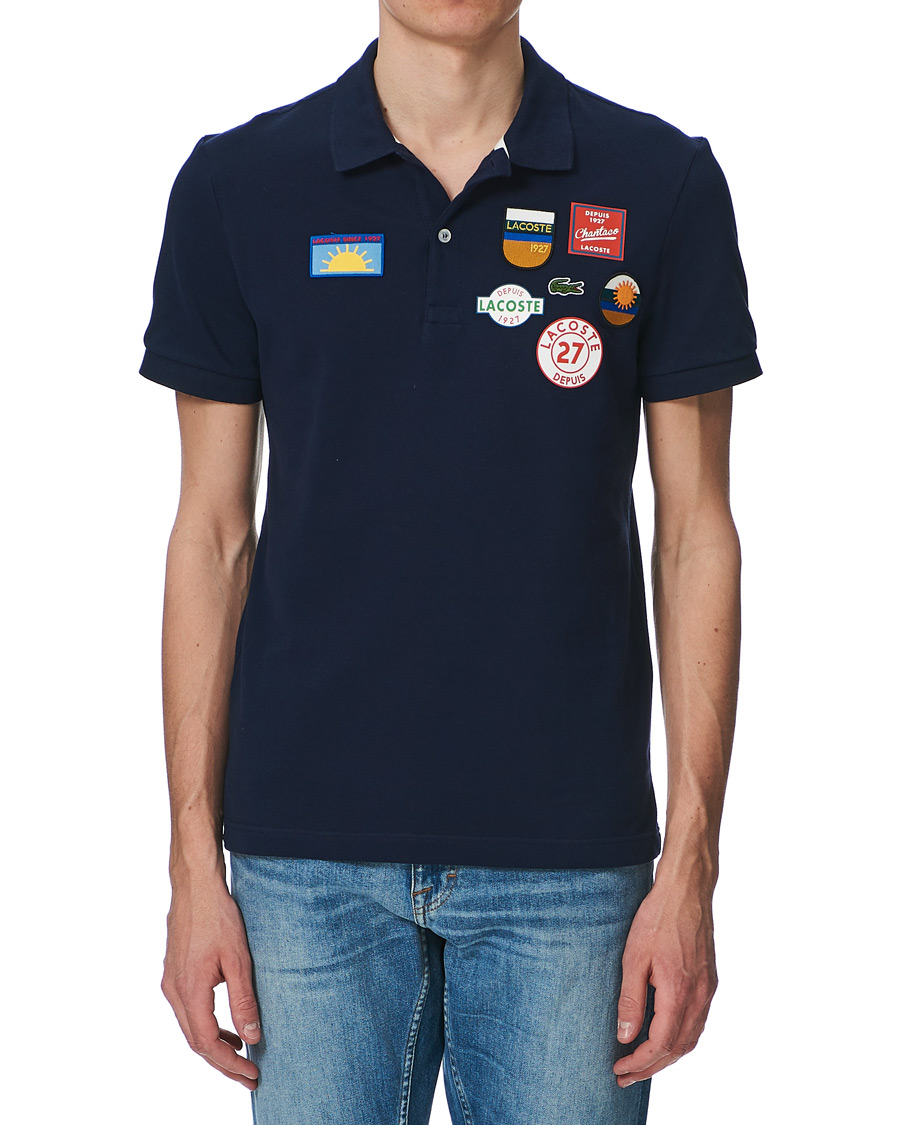 Herren | Poloshirts | Lacoste | Original Patch Polo Piké Navy Blue