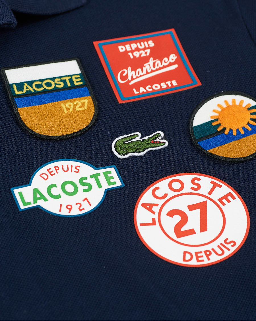Herren | Poloshirts | Lacoste | Original Patch Polo Piké Navy Blue