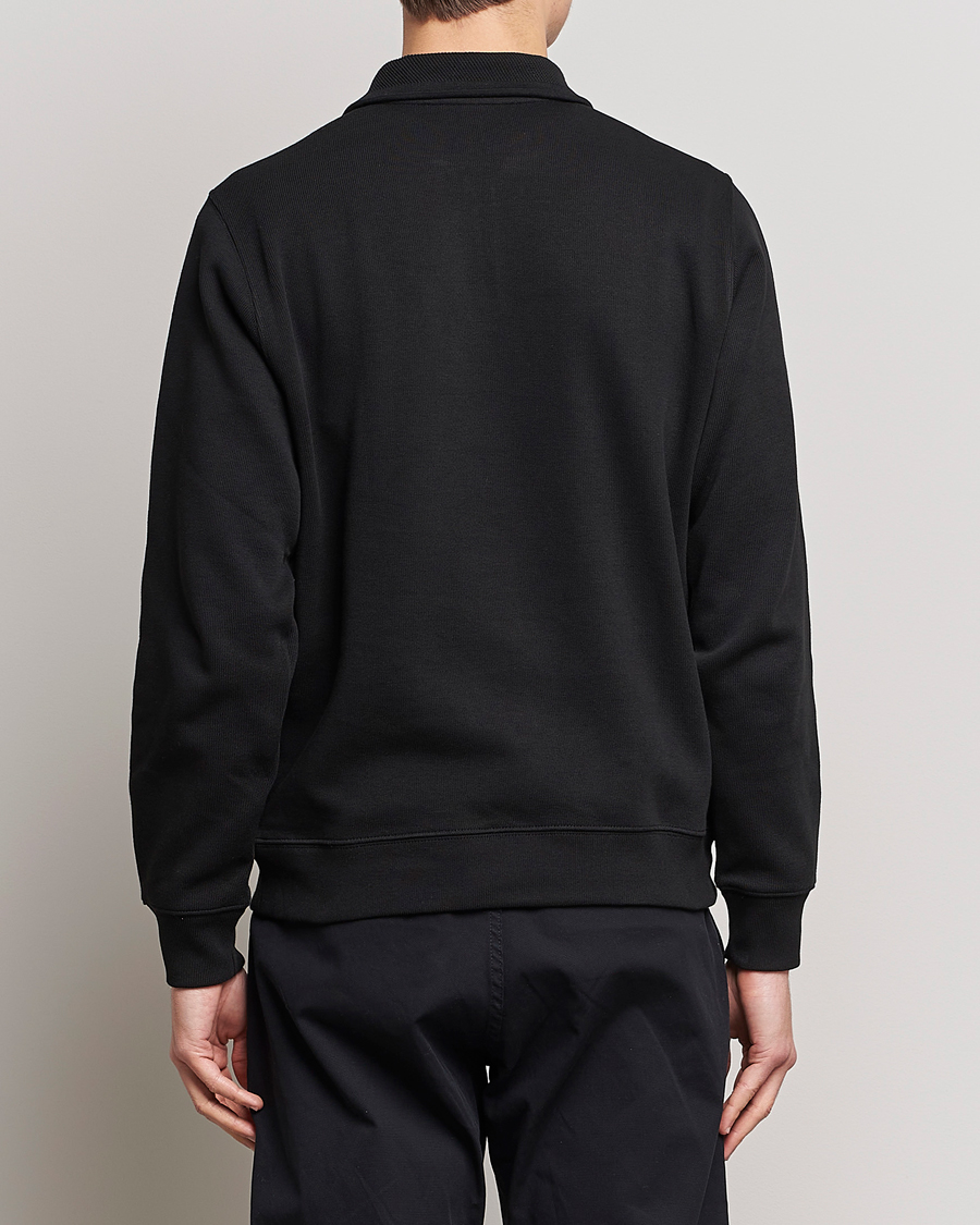 Herren | Pullover | Lacoste | Rib Interlock Half Zip Black